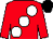 Red, large white spots, black cap (Sohi & Sohi)