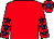 Red, royal blue stars on sleeves, red cap, royal blue star (Hunt Sb & The Cross Racing Club)