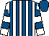White and royal blue stripes, hooped sleeves, royal blue cap (Belly's Heroes)