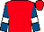 Red, royal blue sleeves, white armlets (Mr G Thompson)