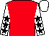 Red, white sleeves, black stars, white cap (Mezzone Family)
