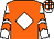 Orange, white diamond, white and orange chevrons on sleeves, check cap (V C James, C R Cox, B Hussain)