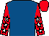 Royal blue, red sleeves, white stars, red cap (The Neardowners)