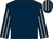 Dark blue, grey striped sleeves and cap (Top Of The Wolds Racing)