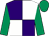 Purple and white (quartered), emerald green sleeves and cap (S Haykin & R Barr)