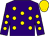 Purple, gold dots, gold cap (Jacks or Better Farm, Inc)
