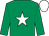 Emerald green, white star, white cap (Jasleen Racing Syndicate)