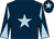 Dark blue, light blue star, diabolo on sleeves and star on cap (Mr T P Hitchman)