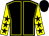 Black, yellow seams, yellow sleeves, black stars, black cap (Wadacre Stud)
