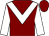 Maroon, white chevron and sleeves (Redgate Bloodstock & M J K Dods)
