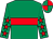 Emerald green, red hoop, emerald green sleeves, red stars, quartered cap (Mr K Jacka)