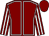 Maroon, white seams, striped sleeves, maroon cap (Ray Grehan)