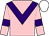 Pink, purple chevron, purple armlet, white cap (Power Mac Partnership)