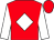 Red, white diamond and sleeves (The Dapper Partnership)