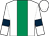 White, emerald green stripe, white sleeves, dark blue armlets (J A Provan & Partner)