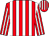 Red and white stripes (Mr Hugh Malcolm Linsley)