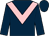 Dark blue, pink chevron (Tom Gretton Racing Club)
