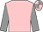Pink, grey sleeves, pink and grey quartered cap (Mr C M Budgett)