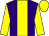 Purple, yellow stripe, sleeves and cap (Mrs L Folwell J Blackburn & S Winter)