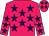 Rose body, purple stars, rose arms, purple stars, rose cap, purple stars (M lehmann)
