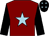 Maroon, light blue star, black sleeves, black cap, light blue stars (Stroxx Partnership)