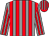 Grey and red stripes, red and grey striped cap (David Renfree And Paul George)