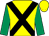 Yellow, black cross belts, emerald green sleeves (Mr R U Miles)
