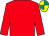 Red, emerald green & yellow quartered cap (Hugh McGroddy)