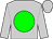 Silver, green ball, silver cap (Barak Farm And Dino's Thoroughbreds, Llc)