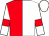 White & red halved, red armlet, white cap (John M Sweeney)