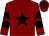 Maroon, black star, chevrons on sleeves, hooped cap (R Hudson B Walton J Souster B Lapham)