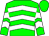 Green, white chevrons (Angela Rice)