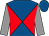 Royal blue and red diabolo, grey sleeves, royal blue cap (Arc Racing Club)
