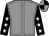 Grey, white seams, black sleeves, white stars, grey and black quartered cap (L Vincent, S Hull & S Hollings)