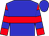 Blue body, red hoop, red arms, blue hooped, blue cap (Mme M Blanc)