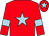 Red, light blue star, armlets and star on cap (Trenchard, Morrison & Margadale)
