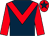 Dark blue, red chevron & sleeves, red cap, dark blue star (O'Callaghan Syndicate)