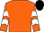 Orange, white chevrons on sleeves, black cap (Mr J Gallagher)