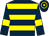 Dark blue, yellow hoops and armlets (Lynne Pearson, Diane Mulcahy & Partner)