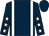 Dark blue, white braces, dark blue sleeves, white stars (El Jefe)