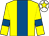 Yellow, royal blue panel & armlet, white cap, yellow star (Peter Piller & Mrs Paul Shanahan & Mrs M V Magnier)