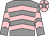 Grey & pink chevrons, pink cap, grey star (Real Deal Syndicate)