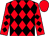 Red & black diamonds, red cap (Catriona O'Donovan)