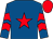Royal blue, red star, royal blue and red chevrons on sleeves, red cap (Mr Richard Berry)