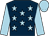 Dark blue, light blue stars, sleeves and cap (Messrs Chrimes, Winn & Wilson)