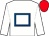 White, royal blue hollow box, red cap (Mr Alan Berry)