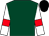 Dark green, white sleeves, red armlets, black cap (Mr Sabah Mubarak Al Sabah)