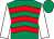 Emerald green, red chevrons, white sleeves, emerald green cap (The Durham Company)