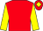 Red, yellow sleeves, red cap, yellow diamond (Great White Shark Syndicate)
