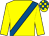 Yellow, royal blue sash, check cap (J Wilson)